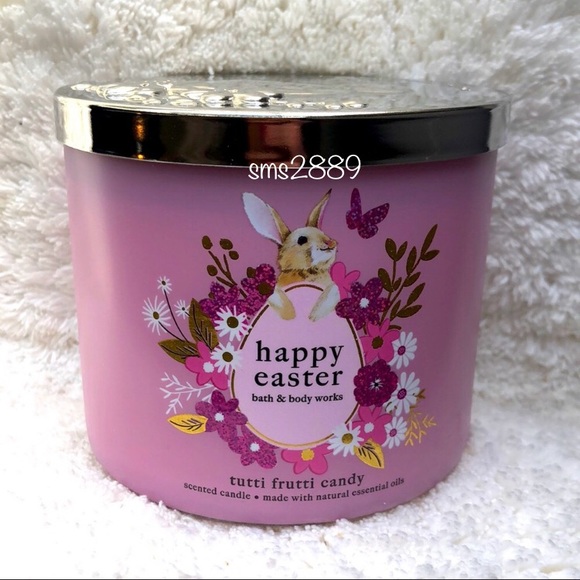 Bath & Body Works Other - Bath and Body Works Happy Easter Tutti Frutti Candy Candle